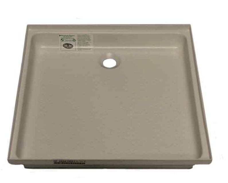 RV Shower Pan 32 x 24 x 5 Right Drain in White - RecPro